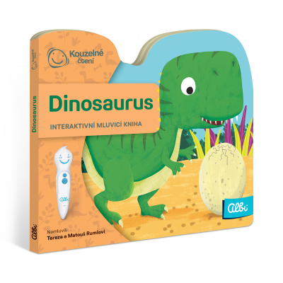 KČ Minikniha s výsekem - Dinosaurus