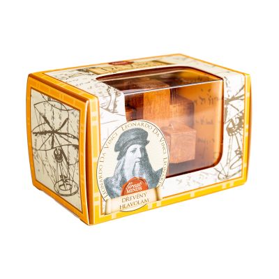 Dřevěný hlavolam Great Minds - Da Vinci