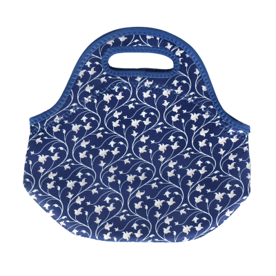 Svačinová taška - Modrý vzor