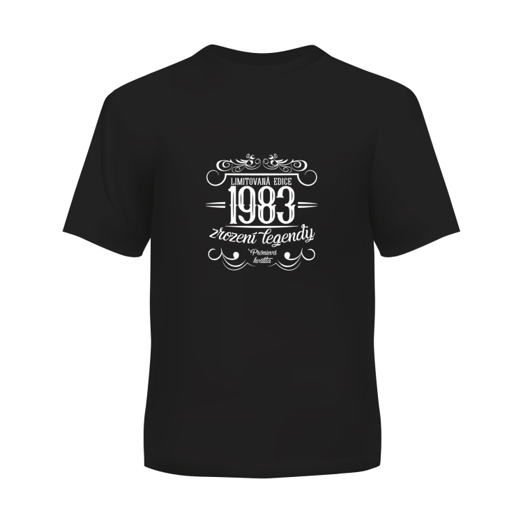 Pánské tričko - Limitovaná edice 1983, vel. L