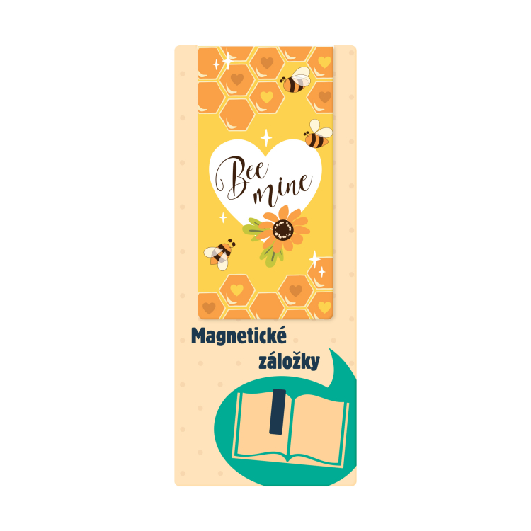 Magnetická záložka - Včelky