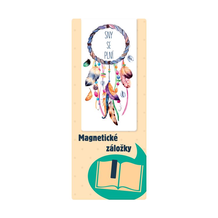 Magnetická záložka - Lapač snů