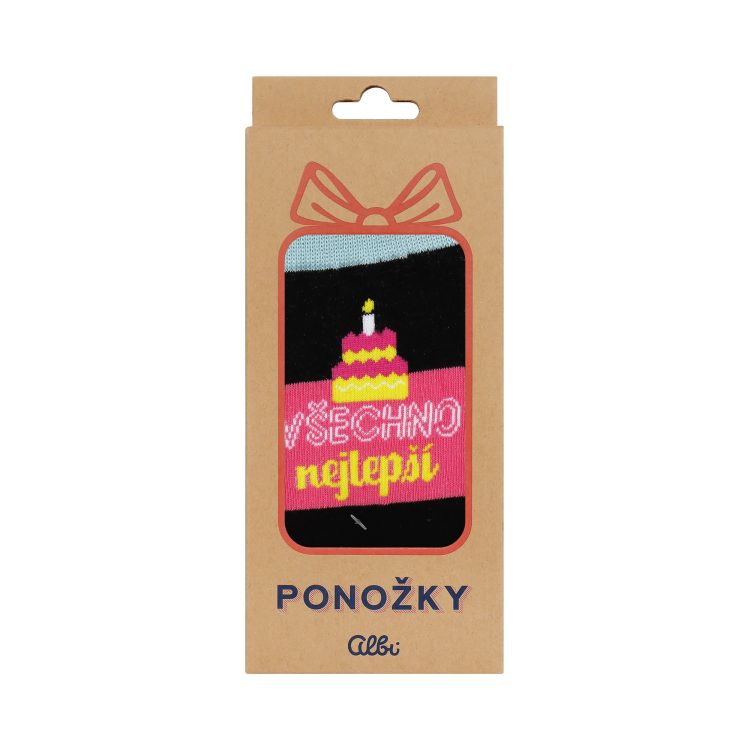 Ponožky - Všechno nejlepší, vel. 43-46 - Všechno nejlepší, vel. 43-46
