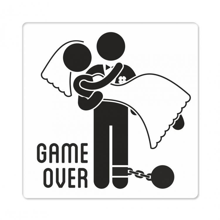 Pánské humorné tričko - Game over, vel. XXL