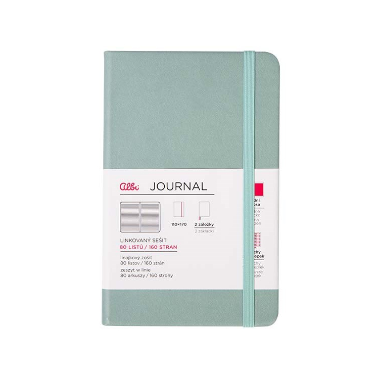 Mátový střední journal zápisník