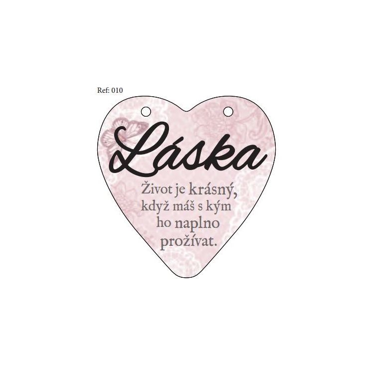 Plaketka - Láska - Láska