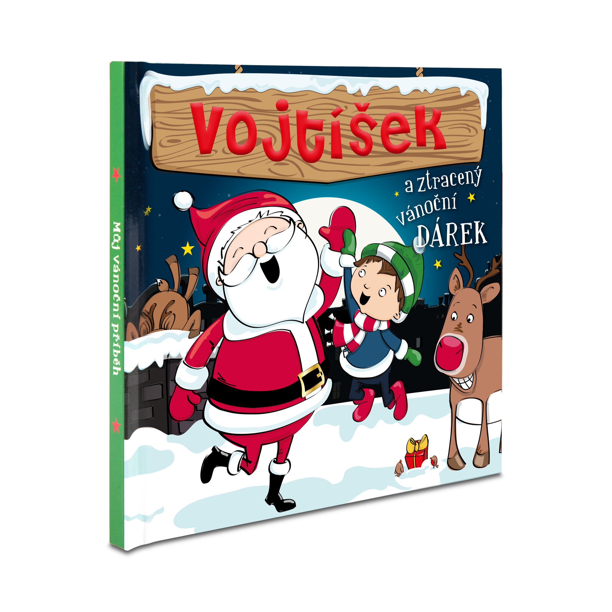 Personifikovaná vánoční knížka pro Vojtíška